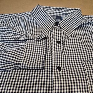Ralph Lauren Checkered Button-Down Shirt in Blue and White 2659/380